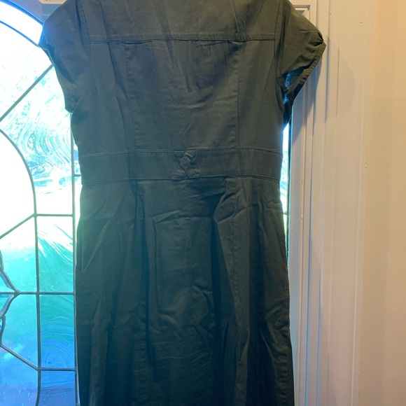 Robbie Bee Olive Green Dress - Picture 2 of 4